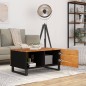 vidaXL Couchtisch 80x50x40 cm Massivholz Akazie & Holzwerkstoff vidaXL Couchtisch 80x50x40 cm Massivholz Akazie & Holzwerkstoff