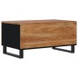 vidaXL Couchtisch 80x50x40 cm Massivholz Akazie & Holzwerkstoff vidaXL Couchtisch 80x50x40 cm Massivholz Akazie & Holzwerkstoff