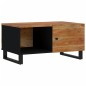 vidaXL Couchtisch 80x50x40 cm Massivholz Akazie & Holzwerkstoff vidaXL Couchtisch 80x50x40 cm Massivholz Akazie & Holzwerkstoff