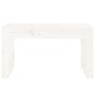 vidaXL Gartenbank Weiß 80x38x45 cm Massivholz Kiefer vidaXL Gartenbank Weiß 80x38x45 cm Massivholz Kiefer
