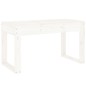 vidaXL Gartenbank Weiß 80x38x45 cm Massivholz Kiefer vidaXL Gartenbank Weiß 80x38x45 cm Massivholz Kiefer