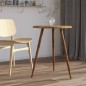 vidaXL Bistrotisch Dunkelbraun Ø60x76 cm MDF und Eisen vidaXL Bistrotisch Dunkelbraun Ø60x76 cm MDF und Eisen
