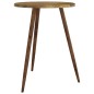 vidaXL Bistrotisch Dunkelbraun Ø60x76 cm MDF und Eisen vidaXL Bistrotisch Dunkelbraun Ø60x76 cm MDF und Eisen