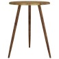 vidaXL Bistrotisch Dunkelbraun Ø60x76 cm MDF und Eisen vidaXL Bistrotisch Dunkelbraun Ø60x76 cm MDF und Eisen