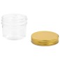 vidaXL Marmeladengläser mit goldenem Deckel 48 Stk. 110 ml vidaXL Marmeladengläser mit goldenem Deckel 48 Stk. 110 ml