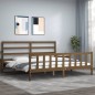 vidaXL Bettgestell mit Kopfteil Honigbraun 180x200 cm Massivholz vidaXL Bettgestell mit Kopfteil Honigbraun 180x200 cm Massivholz