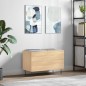 vidaXL Plattenschrank Sonoma-Eiche 74,5x38x48 cm Holzwerkstoff vidaXL Plattenschrank Sonoma-Eiche 74,5x38x48 cm Holzwerkstoff