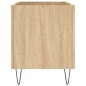 vidaXL Plattenschrank Sonoma-Eiche 74,5x38x48 cm Holzwerkstoff vidaXL Plattenschrank Sonoma-Eiche 74,5x38x48 cm Holzwerkstoff