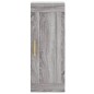 vidaXL Highboard Grau Sonoma 34,5x34x180 cm Holzwerkstoff vidaXL Highboard Grau Sonoma 34,5x34x180 cm Holzwerkstoff