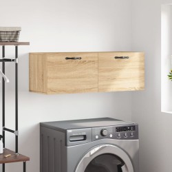 vidaXL Wandschrank Sonoma-Eiche 100x36,5x35 cm Holzwerkstoff
