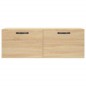 vidaXL Wandschrank Sonoma-Eiche 100x36,5x35 cm Holzwerkstoff