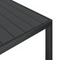 vidaXL 7-tlg. Garten-Essgruppe Schwarz Aluminium vidaXL 7-tlg. Garten-Essgruppe Schwarz Aluminium