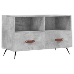 vidaXL TV-Schrank Betongrau 80x36x50 cm Holzwerkstoff