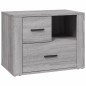 vidaXL Nachttisch Grau Sonoma 60x36x45 cm Holzwerkstoff vidaXL Nachttisch Grau Sonoma 60x36x45 cm Holzwerkstoff