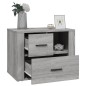 vidaXL Nachttisch Grau Sonoma 60x36x45 cm Holzwerkstoff vidaXL Nachttisch Grau Sonoma 60x36x45 cm Holzwerkstoff