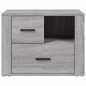 vidaXL Nachttisch Grau Sonoma 60x36x45 cm Holzwerkstoff vidaXL Nachttisch Grau Sonoma 60x36x45 cm Holzwerkstoff