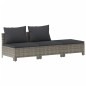 vidaXL 6-tlg. Garten-Lounge-Set mit Kissen Grau Poly Rattan vidaXL 6-tlg. Garten-Lounge-Set mit Kissen Grau Poly Rattan