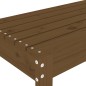 vidaXL Gartenbank Honigbraun 80x38x45 cm Massivholz Kiefer