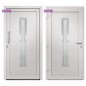 vidaXL Haustür Weiß 108x208 cm vidaXL Haustür Weiß 108x208 cm