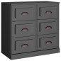 vidaXL Sideboards 2 Stk. Schwarz Holzwerkstoff vidaXL Sideboards 2 Stk. Schwarz Holzwerkstoff