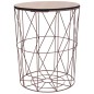vidaXL Couchtisch Kupfer Ø 47 cm vidaXL Couchtisch Kupfer Ø 47 cm