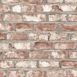 DUTCH WALLCOVERINGS Tapete Ziegel-Optik Rot EW3102 