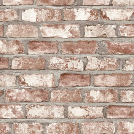DUTCH WALLCOVERINGS Tapete Ziegel-Optik Rot EW3102 