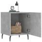 vidaXL Nachttisch Betongrau 40x40x50 cm Holzwerkstoff vidaXL Nachttisch Betongrau 40x40x50 cm Holzwerkstoff