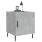 vidaXL Nachttisch Betongrau 40x40x50 cm Holzwerkstoff vidaXL Nachttisch Betongrau 40x40x50 cm Holzwerkstoff