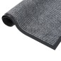vidaXL Fußmatte Gestreift Grau 60x80 cm vidaXL Fußmatte Gestreift Grau 60x80 cm