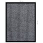 vidaXL Fußmatte Gestreift Grau 60x80 cm vidaXL Fußmatte Gestreift Grau 60x80 cm