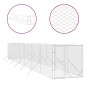vidaXL Outdoor-Hundezwinger Silbern 2x14x2 m Verzinkter Stahl vidaXL Outdoor-Hundezwinger Silbern 2x14x2 m Verzinkter Stahl