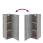 vidaXL TV-Schrank Grau Sonoma 30,5x30x90 cm Holzwerkstoff vidaXL TV-Schrank Grau Sonoma 30,5x30x90 cm Holzwerkstoff
