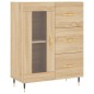 vidaXL Sideboard Sonoma-Eiche 69,5x34x90 cm Holzwerkstoff vidaXL Sideboard Sonoma-Eiche 69,5x34x90 cm Holzwerkstoff
