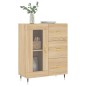 vidaXL Sideboard Sonoma-Eiche 69,5x34x90 cm Holzwerkstoff vidaXL Sideboard Sonoma-Eiche 69,5x34x90 cm Holzwerkstoff