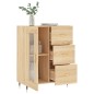 vidaXL Sideboard Sonoma-Eiche 69,5x34x90 cm Holzwerkstoff vidaXL Sideboard Sonoma-Eiche 69,5x34x90 cm Holzwerkstoff