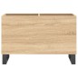 vidaXL Plattenschrank Sonoma-Eiche 74,5x38x48 cm Holzwerkstoff vidaXL Plattenschrank Sonoma-Eiche 74,5x38x48 cm Holzwerkstoff