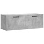 vidaXL Wandschrank Betongrau 100x36,5x35 cm Holzwerkstoff vidaXL Wandschrank Betongrau 100x36,5x35 cm Holzwerkstoff