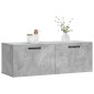 vidaXL Wandschrank Betongrau 100x36,5x35 cm Holzwerkstoff vidaXL Wandschrank Betongrau 100x36,5x35 cm Holzwerkstoff