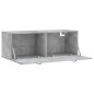 vidaXL Wandschrank Betongrau 100x36,5x35 cm Holzwerkstoff vidaXL Wandschrank Betongrau 100x36,5x35 cm Holzwerkstoff