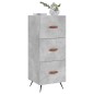 vidaXL Sideboard Betongrau 34,5x34x90 cm Holzwerkstoff vidaXL Sideboard Betongrau 34,5x34x90 cm Holzwerkstoff