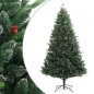vidaXL Künstlicher Weihnachtsbaum Klappbar mit Roten Beeren 240 cm vidaXL Künstlicher Weihnachtsbaum Klappbar mit Roten Beeren 240 cm