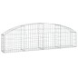 vidaXL Gabione mit Hochbogen 200x30x40/60 cm Verzinktes Eisen vidaXL Gabione mit Hochbogen 200x30x40/60 cm Verzinktes Eisen