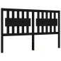 vidaXL Massivholzbett mit Kopfteil Schwarz 160x200 cm vidaXL Massivholzbett mit Kopfteil Schwarz 160x200 cm