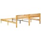 vidaXL Massivholzbett Altholz 200x200 cm vidaXL Massivholzbett Altholz 200x200 cm
