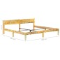 vidaXL Massivholzbett Altholz 200x200 cm vidaXL Massivholzbett Altholz 200x200 cm