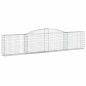 vidaXL Gabionen mit Hochbogen 15 Stk. 400x30x80/100cm Verzinktes Eisen vidaXL Gabionen mit Hochbogen 15 Stk. 400x30x80/100cm Verzinktes Eisen