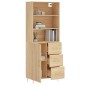 vidaXL Highboard Sonoma-Eiche 69,5x34x180 cm Holzwerkstoff vidaXL Highboard Sonoma-Eiche 69,5x34x180 cm Holzwerkstoff