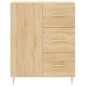 vidaXL Highboard Sonoma-Eiche 69,5x34x180 cm Holzwerkstoff vidaXL Highboard Sonoma-Eiche 69,5x34x180 cm Holzwerkstoff