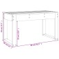 vidaXL Gartenbank 80x38x45 cm Massivholz Douglasie vidaXL Gartenbank 80x38x45 cm Massivholz Douglasie